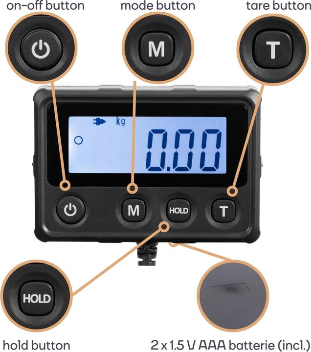 Actual product image Perel Digital postal scales with external display - 100 kg / 10 g