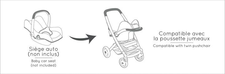 Produktbild Smoby Maxi-Cosi Twin