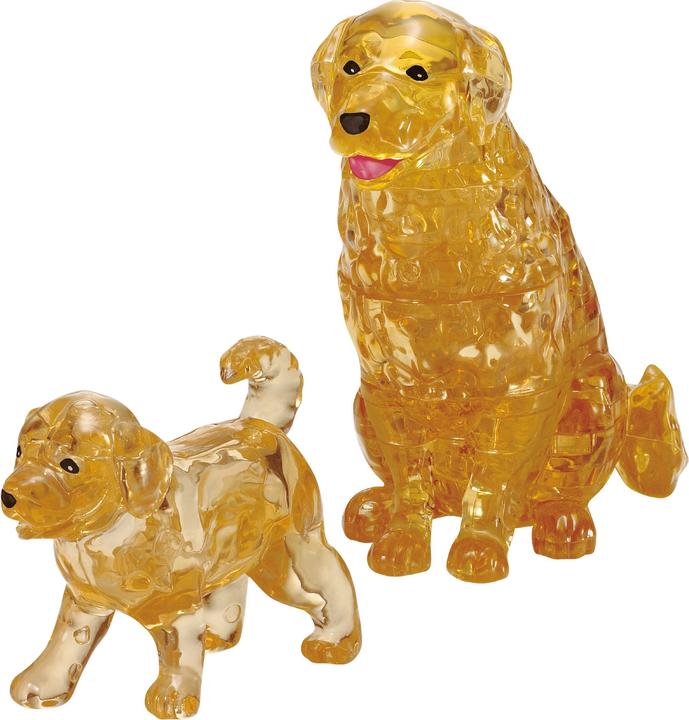 HCM Kinzel Pz. 3D Crystal Golden Retriever Pair 44T (44 pieces)