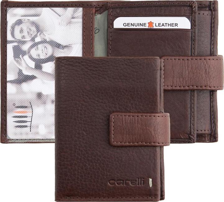 Produktbild Giorgio Carelli Unisex Geldbörse, klein mit Lasche, RFID