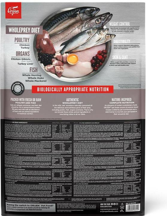 Produktbild Orijen Katzenfutter (Adult, 1 Stk., 5400 g)