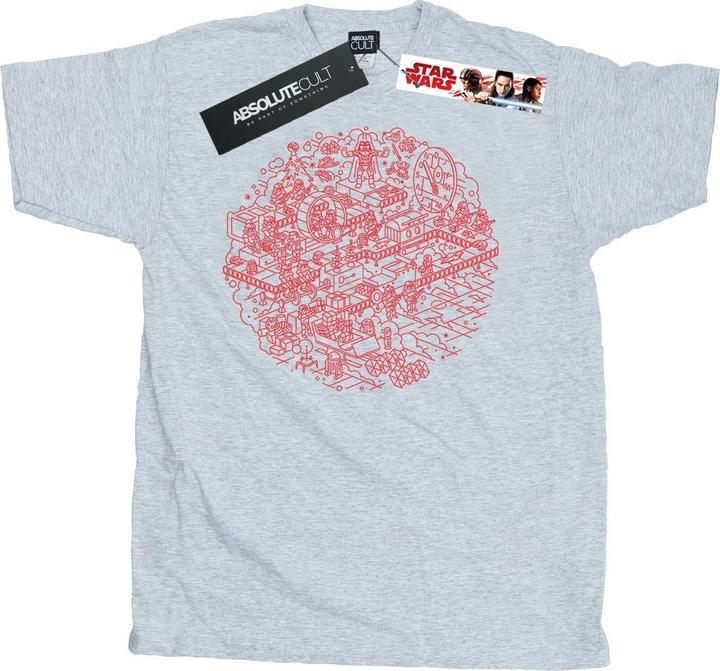 Star Wars Christmas Death Star TShirt (S)