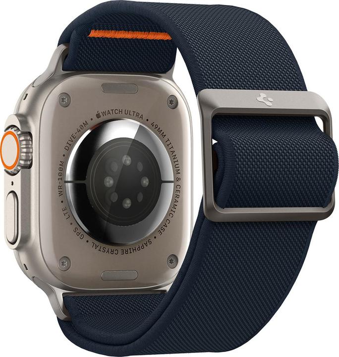 Produktbild Spigen Fit Lite Band für Apple Watch Series 42, 44, 45, 49 mm - navy (42 mm, 44 mm, 45 mm, 49 mm, Nylon, Fabric, Stainless Steel)
