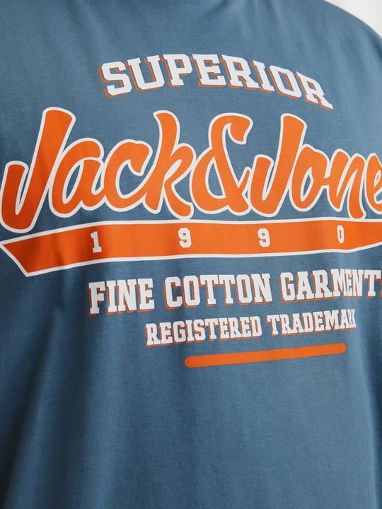 Actual product image Jack & Jones Jjelogo Tee Ss O-Neck 2 Col Aw24 S Pls (XXL)