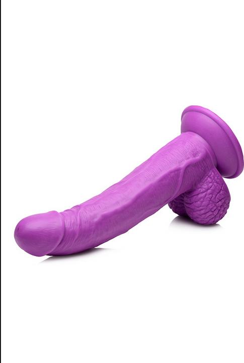 Image du produit Pop Peckers Poppin Dildo 19 cm - Purple