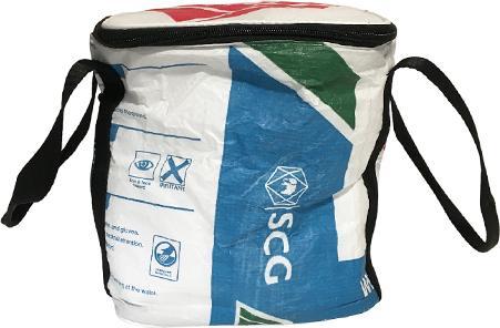 Immagine prodotto Bekos Upcycling - Kosmetiktasche aus recycelten Fischfuttersäcke blauer Fisch