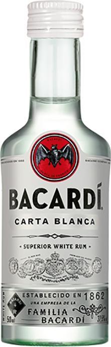 Immagine prodotto Bacardi Carta Blanca Superior Rum Bianco (1 x 5 cl)