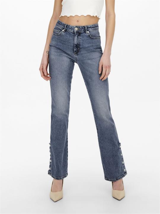 Actual product image Only ONLHailey Life High Waist Slit Flared Jeans (32)