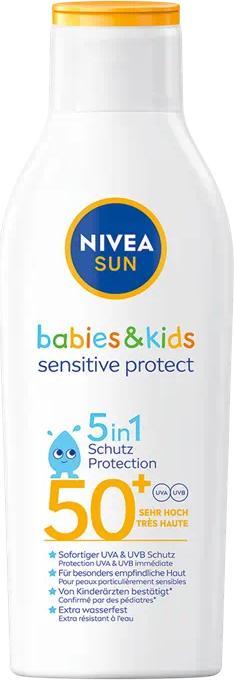 Immagine prodotto NIVEA Crema solare Sensitive Protect SPF 50+ Multipack 6 x 200 ml (Crema solare, SPF 50+, 200 ml)