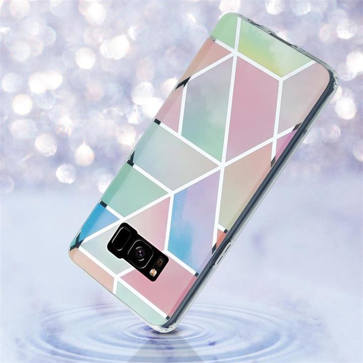 Image du produit Cadorabo Couverture IMD TPU Marbre coloré (Samsung Galaxy S8+)
