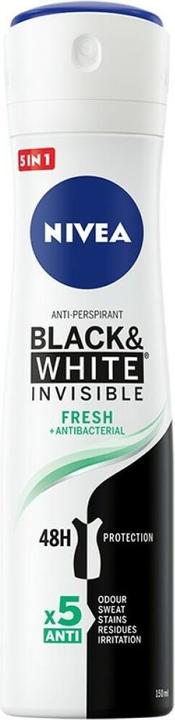 Produktbild NIVEA Niveaack &White Invisible Fresh Antiperspirant 48H 150Ml (Spray, 150 ml)