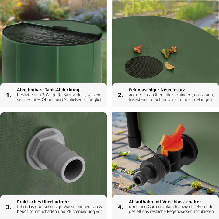 Actual product image tectake Rainwater Tank (250 l)