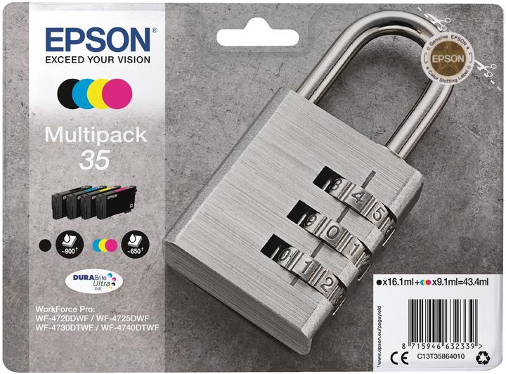 Produktbild Epson 35 DuraBrite Ultra Multipack (M, BK, C, Y)