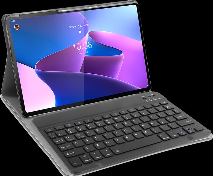 Produktbild Lenovo Tab P12 Pro hoes met toetsenbord - QWERTY Toetsenbord - Zwart (Eng. Int., Tab P12 Pro)