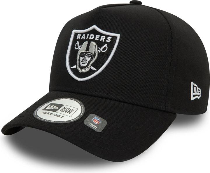 New Era E-Frame Trucker Cap - NFL Las Vegas Raiders Schwarz (One Size)