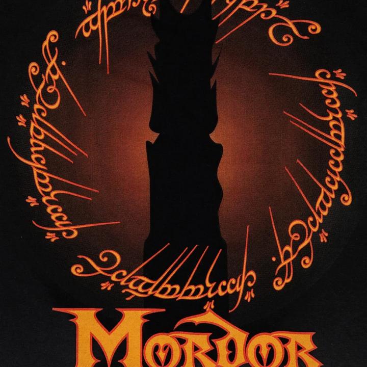 Actual product image Lord of the rings Mordor Tshirt (S)