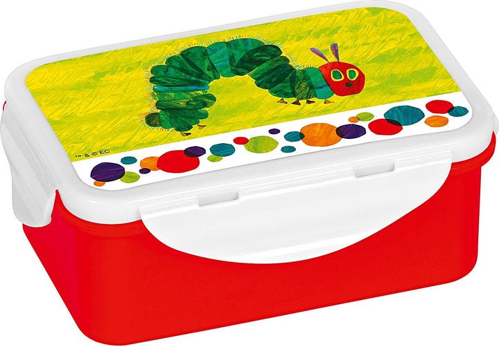 Produktbild Geda Labels Brotdose Raupe Nimmersatt rot/grün