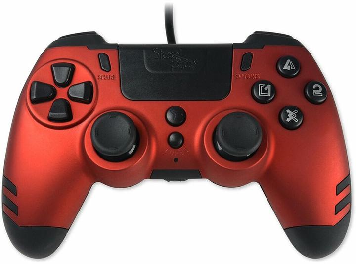 Steelplay Slim Pack Wired Controller Ruby Red Multi (PS4, PC)
