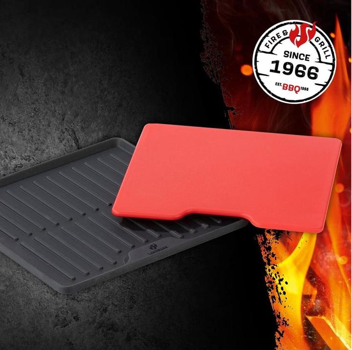 Actual product image Landmann Grillmatte mit Silikonmatte - 25 cm, Material: Kunststoff