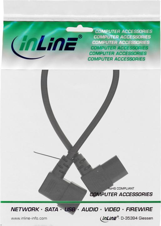 Produktbild InLine Netzkabel Kaltgeräteverlängerung (1 m)