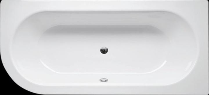 Actual product image Bette Space-saving bathtub Starlet V Silhouette 80 x 175 cm white smooth 6690 (122 l, 175 cm, 80 cm)