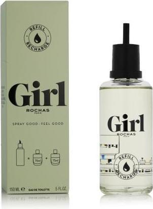 Actual product image Rochas Girl Eau De Toilette Spray 150ml refill (Eau de toilette, 150 ml)