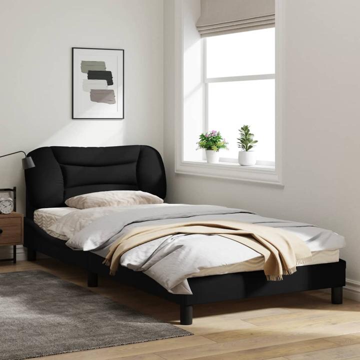 Actual product image VidaXL Bed frame with LED fabric (100 x 200 cm)