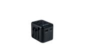 Image du produit Verbatim Adaptateur universel de voyage avec 1 x USB-C PD 20W / 1 x USB-A QC 3.0