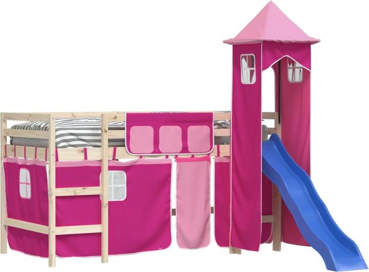 Immagine prodotto VidaXL Tende per letto a soppalco con torre Poliestere blu, colore