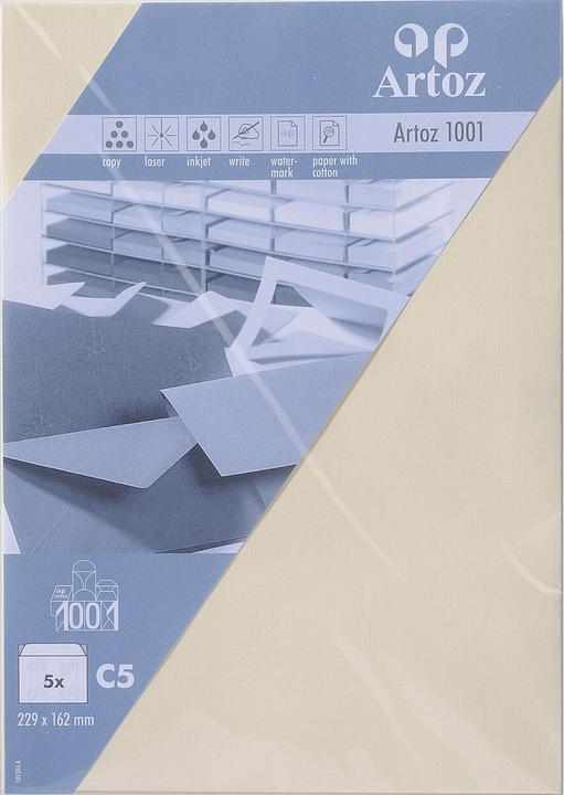 Produktbild Artoz 1001 Kuverts chamois (C5, 5 x)