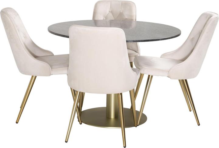 Produktbild Ebuy24 Essgruppe Estelle 17 (5-teilig) (106 x 106 x 75 cm)