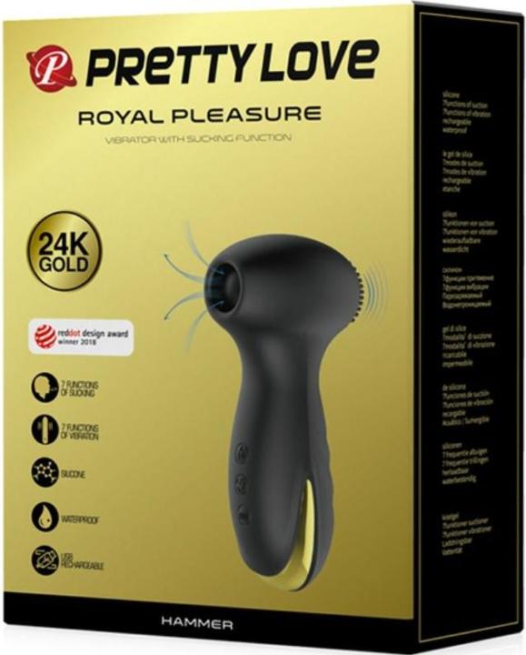 Produktbild Pretty Love Druckwellenvibrator "Hammer" mit Reiznoppen