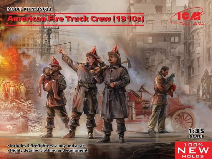 Immagine prodotto ICM Squadra di pompieri americani (1910) (100% nuovi stampi)