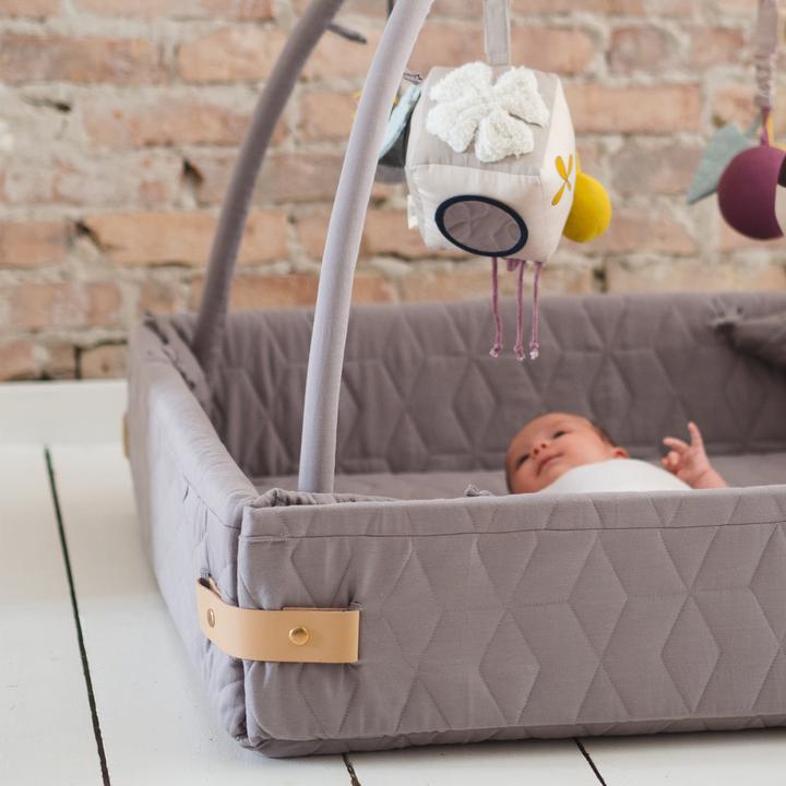 Immagine prodotto Filibabba Aktivitätsnest - Weiches Quilt Dark Grey