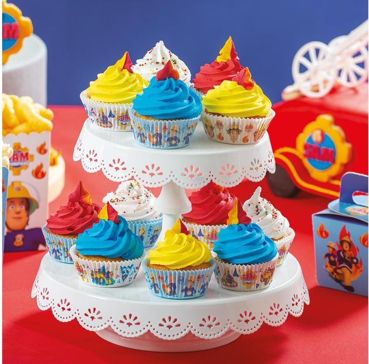 Produktbild Decora Muffin Backform 36 Stück, Feuerwehrmann Sam Style 1 (5 cm)
