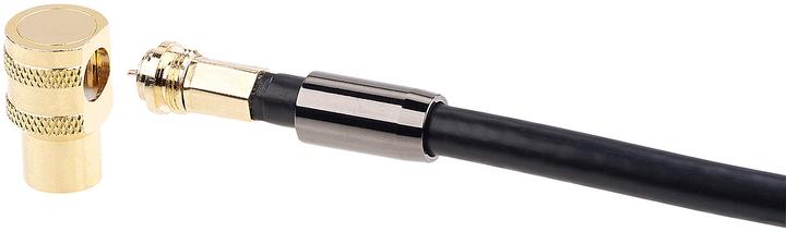 Image du produit Auvisio Câble d'antenne satellite HDTV avec fiche coudée F & blindage 4x (105 dB, Câble d'antenne)