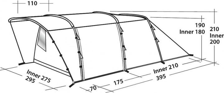 Produktbild Easy Camp Palmdale 500 (Tunnelzelt, 16.50 kg, 5 Personen)