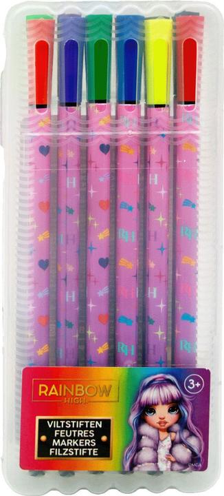 Produktbild Rainbow High Filzstifte, 6 Stk. (Mehrfarbig, 6 x)