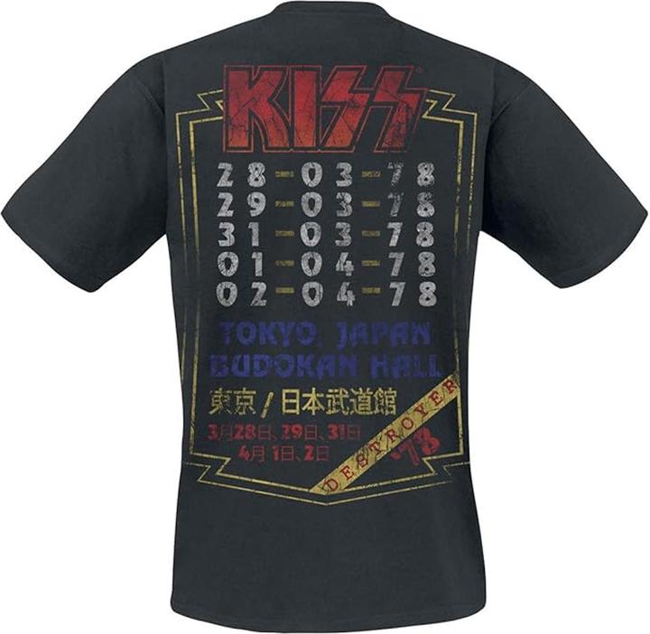Produktbild KISS Destroyer Tour 78 TShirt (M)