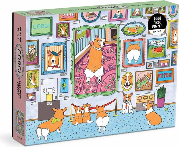 Actual product image Abrams & Chronicle Museum of the Corgi 1000 Piece Puzzle (1000 pieces)
