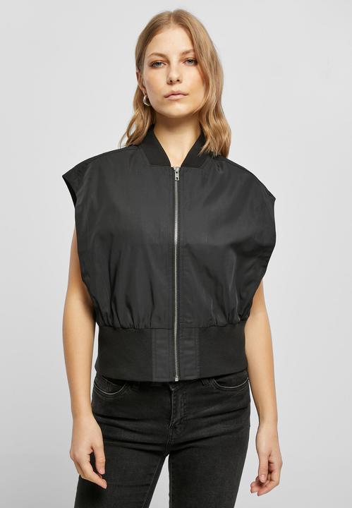Actual product image Urban Classics Ladies Recycled Short Bomber Vest (4XL)