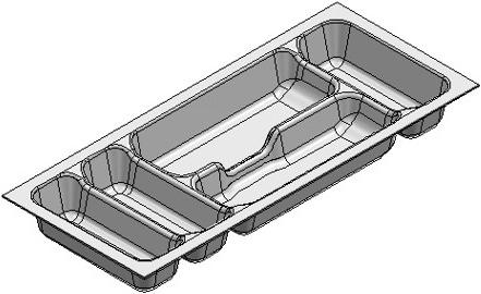 Actual product image Agoform Cutlery inserts standard