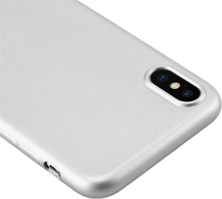 Image du produit Cadorabo Couverture métallique mate TPU (Apple iPhone X)