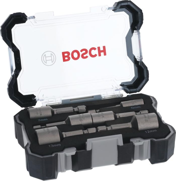 Produktbild Bosch Professional Zubehör 6-tlg. Steckschlüssel-Set, 6–13 mm (13 mm)