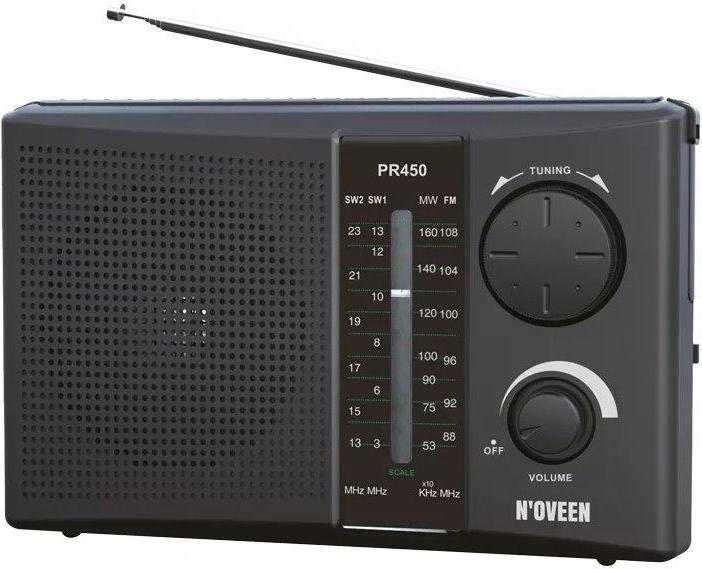 Image du produit Noveen Radio portable N'oveen PR450 Black (MF, FM)