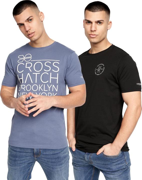 Produktbild Crosshatch Bestforth TShirt (2erPack) (S)