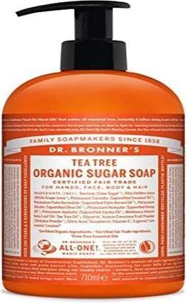 Immagine prodotto Dr. Bronner's Sapone di zucchero biologico Tea Tree 710 ml (710 ml)