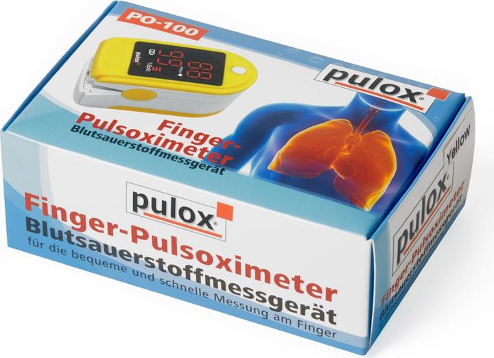 Produktbild Pulox Pulsoximeter PO-100 Solo in gelb