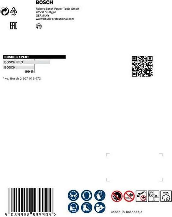 Actual product image Bosch Professional Zubehör EXPERT HardCeramic diamond cutting discs, 125 x 22.23 x 1.4 x 10 mm