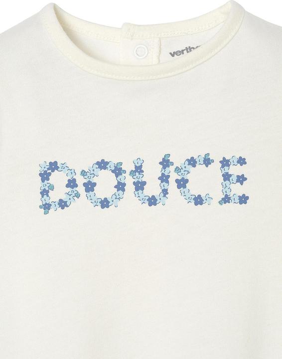 Produktbild Vertbaudet Mädchen Baby Shirt mit Schriftzug, Bio-Baumwolle (62)